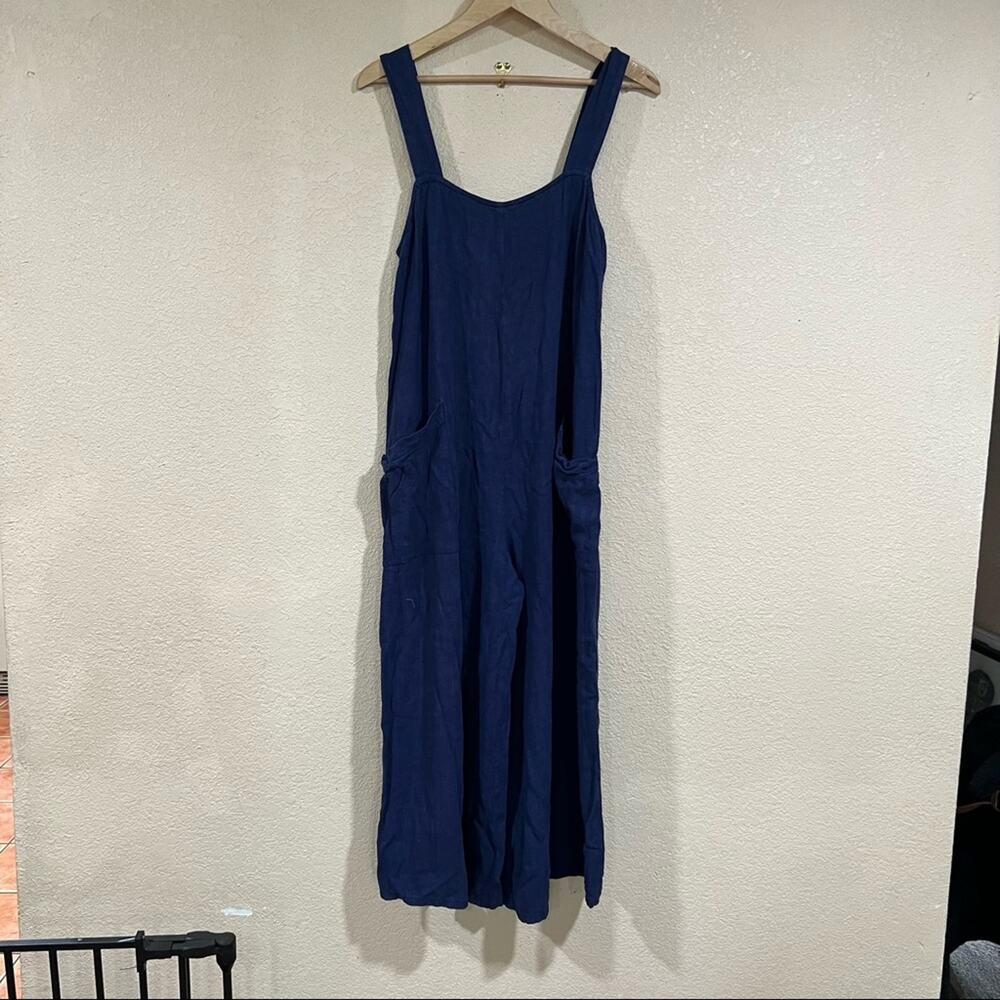 Rachel Pally Blue Linen Alda Jumpsuit Size small - Picture 2 of 11